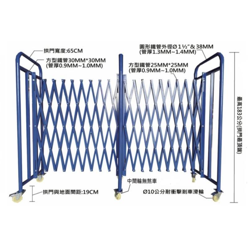 12米伸縮剪刀門